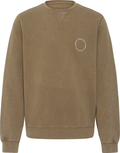 Blend Bhkhari Wash Crew Sweat Khaki green M