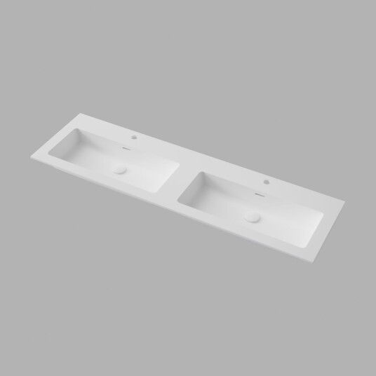 INR Iconic Nordic Rooms Smooth Unlimited Møbel Soft White / 240cm Dobbel INR-392514