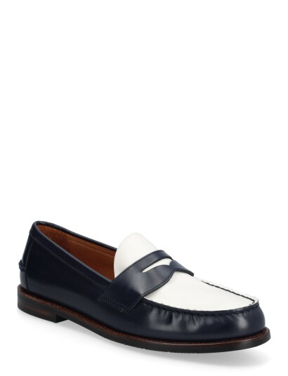 Polo Ralph Lauren Leather Alston Penny Cs Lfr Navy 41