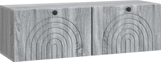  Vegghengt TV skap Grå sonoma 98 x 31 x 30 cm Konstruert tre