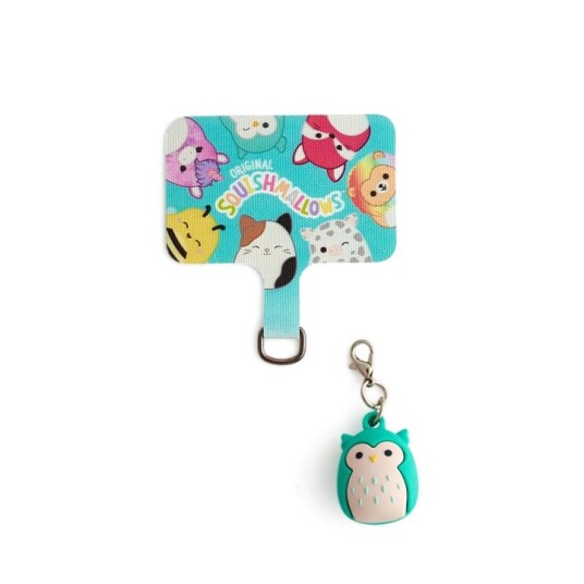 Squishmallows Mobilanheng Winston 3D Nøkkelring Turkis