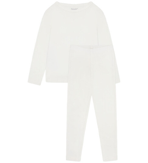 CeLaVi Pyjama Set Ls White 90