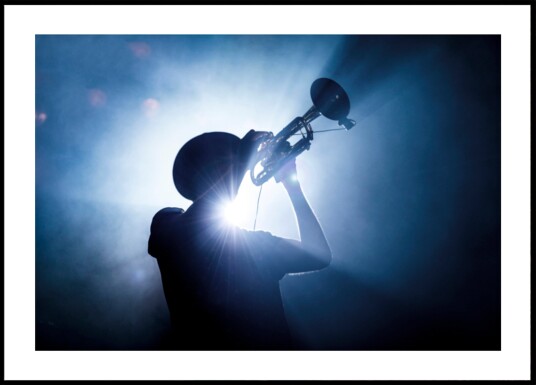 Jazz Trumpet Performance Plakat / 30x40 Jazz Trumpet Performance Plakat / 30x40