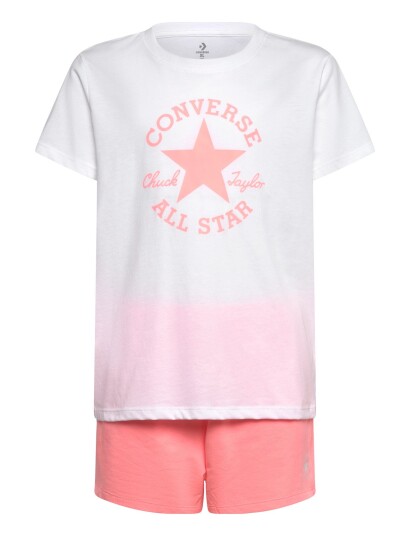 Converse Cnvg Dctp Classic Tee & Short Multi/patterned 128/140 Converse Cnvg Dctp Classic Tee & Short Multi/patterned 128/140