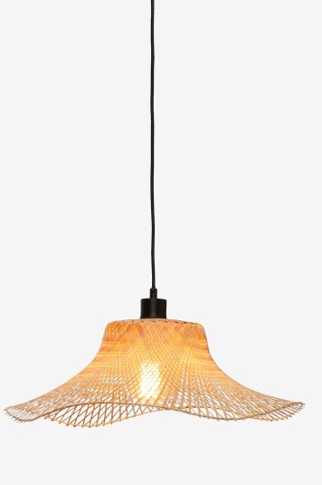 Good&Mojo Hengende taklampe mellomstor Ibiza Natur Good&Mojo Hengende taklampe mellomstor Ibiza Natur