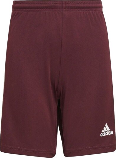 adidas Shorts Squadra 21   Burgunder/hvit Barn størrelse 116 cm