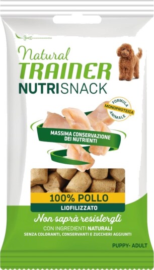 Natural Trainer Puppy Adult Nutri Snack Frysetørkede Biter & Kylling 20 G Natural Trainer Puppy Adult Nutri Snack Frysetørkede Biter & Kylling 20 G