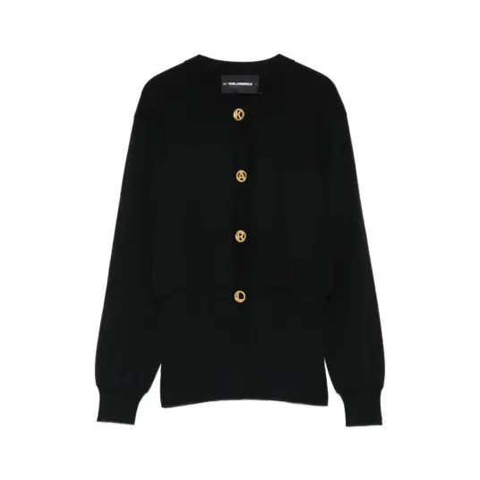 Karl Lagerfeld Dame Strikkevarer Svart S,