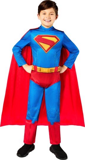 Rubies Superman Kostyme med Kappe, 5-6 år