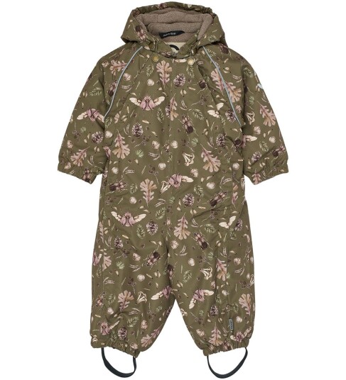 mikk-line Polyester Baby Suit Aop Khaki green 98