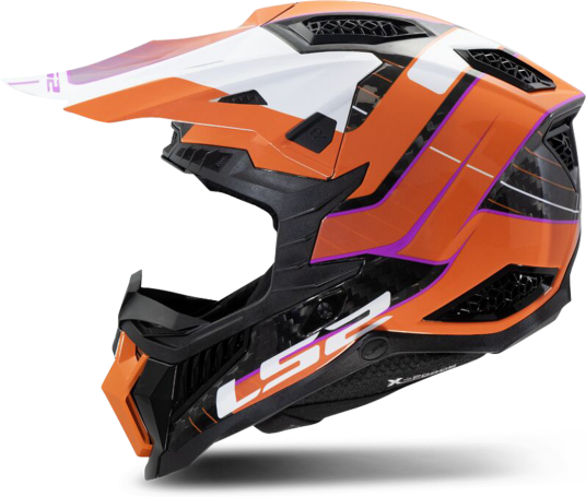 LS2 Crosshjelm MX703 X-Force Oransje