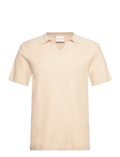 Bruun & Stengade Bs Santino Regular Fit Polo Shirt CreaM Bruun & Stengade Bs Santino Regular Fit Polo Shirt CreaM