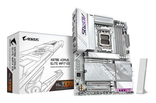 Gigabyte X870E Aorus Elite Hovedkort ATX med Wi-Fi 7 Gigabyte X870E Aorus Elite Hovedkort ATX med Wi-Fi 7