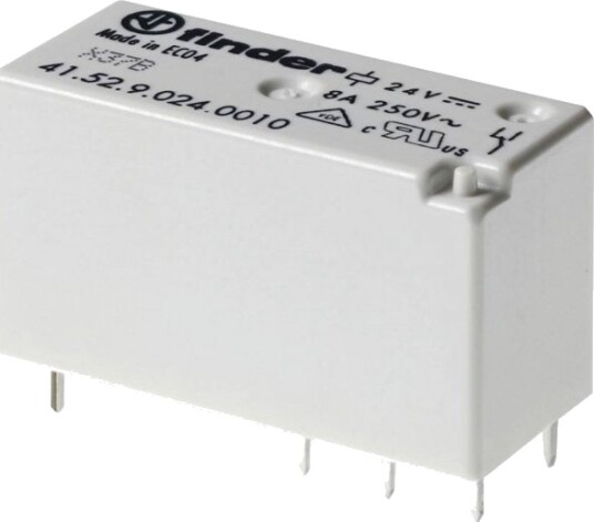 Finder Printrelé 41.52.9.110.5010 110 V/Dc 8 A 2 X Veksel