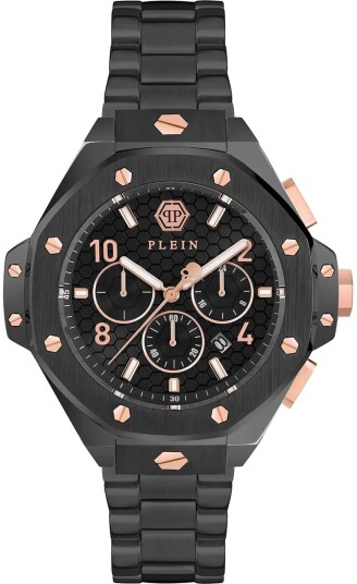 Philipp Plein Herreklokke PWPRA0424 Chrono Royal Sort/Stål Ø46 mm Philipp Plein Herreklokke PWPRA0424 Chrono Royal Sort/Stål Ø46 mm