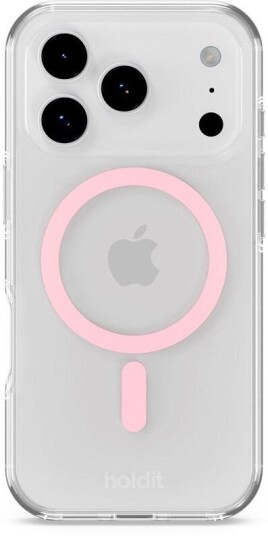 Holdit iPhone 17 Pro MagSafe Case   Transparent / Pink