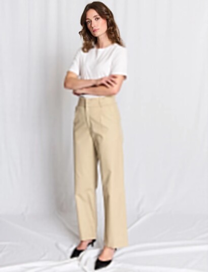Bruun & Stengade Bs Bella Regular Fit Pants Beige 36