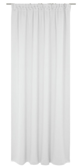 Erwin M. Lystett gardin Opal; 132x245 cm (BxH); Sølvfarge