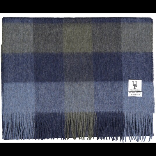 Bea Scarf Navy Multi One Size Wool scarf Bea Scarf Navy Multi One Size Wool scarf