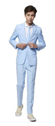 Boland Traciks Lyseblåt Jakkesæt, Teen - Opposuit Cool Blue OSTB-1001-152 Boland Traciks Lyseblåt Jakkesæt, Teen - Opposuit Cool Blue OSTB-1001-152