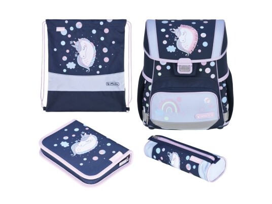 Herlitz Loop Plus Unicorn Dreams Pennal Pencil Pouch Skolesekk Sportsbag Jente Barneskole Ryggsekk 17 L Forlomme Sidelomme Herlitz Loop Plus Unicorn Dreams Pennal Pencil Pouch Skolesekk Sportsbag Jente Barneskole Ryggsekk 17 L Forlomme Sidelomme