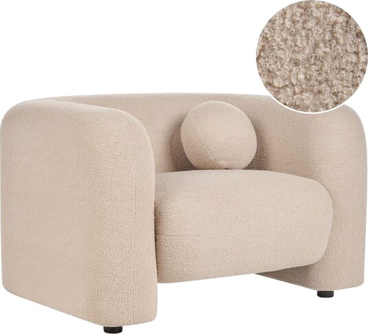 Lenestol Leiren - Beige/Bouclé