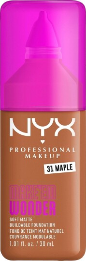 NYX Professional Makeup Make Em Wonder Foundation 30 Ml Brun NYX Professional Makeup Make Em Wonder Foundation 30 Ml Brun