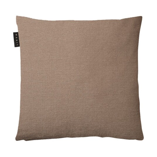 Linum Pepper putetrekk 40x40 cm Mørk muldvarpbrun Linum Pepper putetrekk 40x40 cm Mørk muldvarpbrun