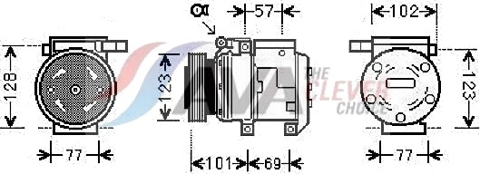 AC-kompressor AVA COOLING SYSTEMS KAAK146