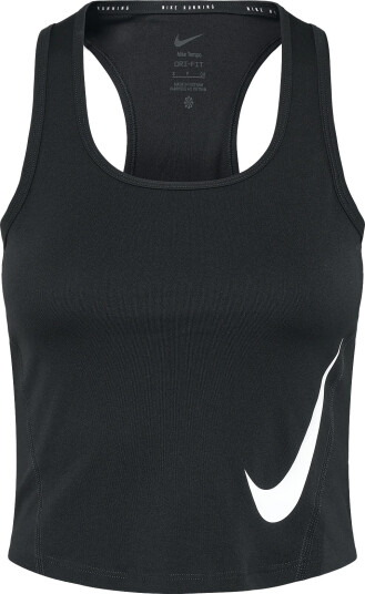 Nike W Nk Tempo Swoosh Run Df Tank Black S