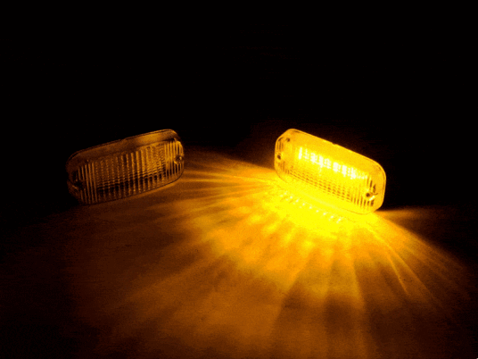 LED lysplate til Hella Talmu daylights. Farge: Dobbel farge Gul/Varm Hvit+ strobe