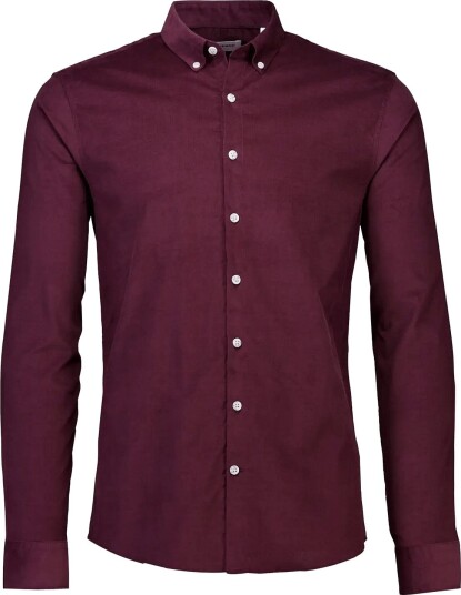 Lindbergh Fine Corduroy Shirt L/S BORDEAUX L