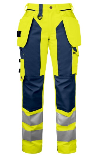 ProJob 6519 Håndverksbukse Dame En Iso 20471 Kl 2 Yellow/Navy C48 ProJob 6519 Håndverksbukse Dame En Iso 20471 Kl 2 Yellow/Navy C48