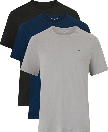 Tommy Hilfiger T skjorte SS Tee 3 pakning Blå