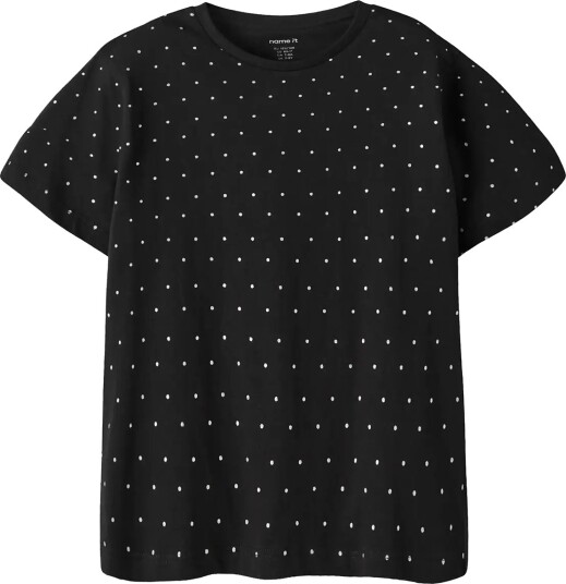 Name It Nkfruaja Ss Nreg Top Noos   Black   104