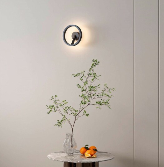 Other Brand Mind 220 vegglampe 9W 2700 Kelvin RA90 dimbar - Svart Other Brand Mind 220 vegglampe 9W 2700 Kelvin RA90 dimbar - Svart