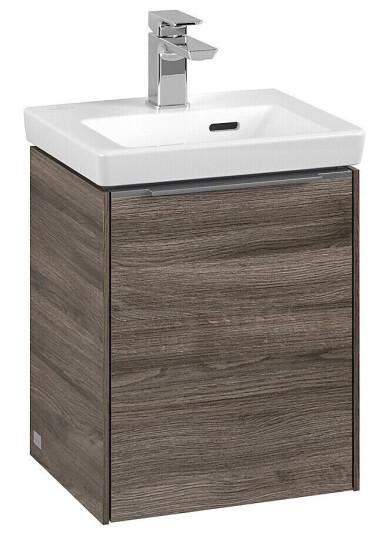 Villeroy & Boch  Subway 3.0 Servantskap m/1 dør 351x429x309 mm Steingrå Eik
