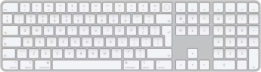 Apple Magic Keyboard med Touch ID og numerisk tastatur - Norsk - Hvit Apple Magic Keyboard med Touch ID og numerisk tastatur - Norsk - Hvit
