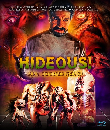 Hideous Aka Deformed Freaks Bluray