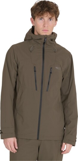 Weather Report Harbor Rain Tech Regnjakke Herre Brun 4XL