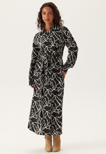 Yas Yaskaya Ls Long Shirt Dress Yas Yaskaya Ls Long Shirt Dress