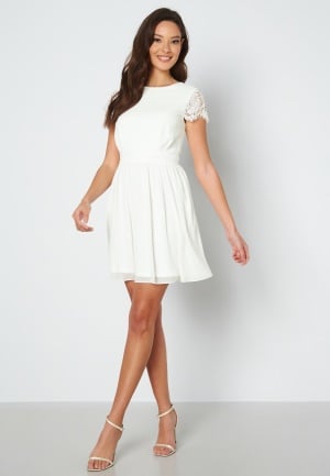 Bubbleroom Occasion Camellia Lace Dress White 42