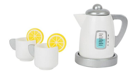 Small Foot - Wooden Tea Set with Kettle 7 pcs.