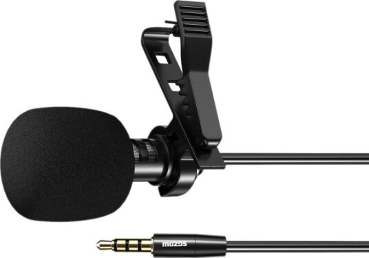 Mozos Lavaliermikrofon Med Ringeklemme, 3,5 Mm Jack (Lavmic1) Mozos Lavaliermikrofon Med Ringeklemme, 3,5 Mm Jack (Lavmic1)