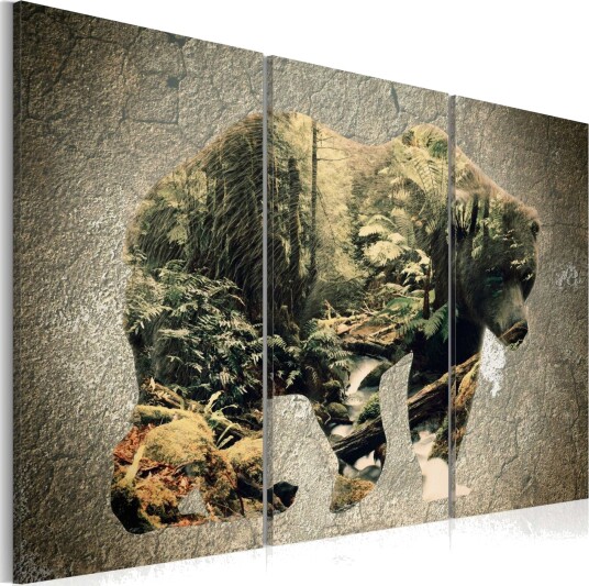 Bilde The Bear In The Forest 60x40 Artgeist sp. z o. o.