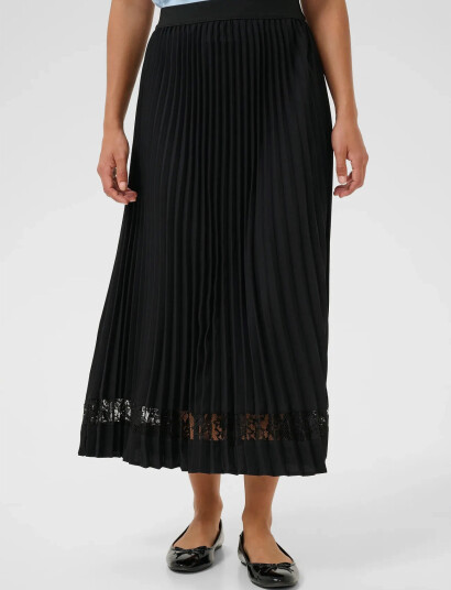 Culture Cusiggy Betty Lace Skirt - Black - XS