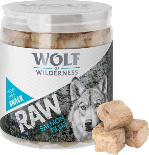 Wolf Of Wilderness Raw Frysetørkede Premiumsnacks Raw Laks 4 X 70 G 