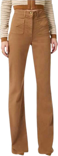 Elisabetta Franchi Dame Bukser Brun W26,