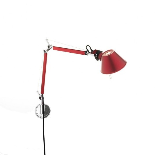 Tolomeo Micro Wall Lamp Red Tolomeo Micro Wall Lamp Red