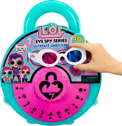 L.O.L. Surprise! Eye Spy Ultimate Unboxing Interaktiv Samlepakke med 40+ Overraskelser